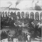 Viaduct in 1842 from Hollywood